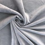 Ткань портьерная бархат на отрез серебро