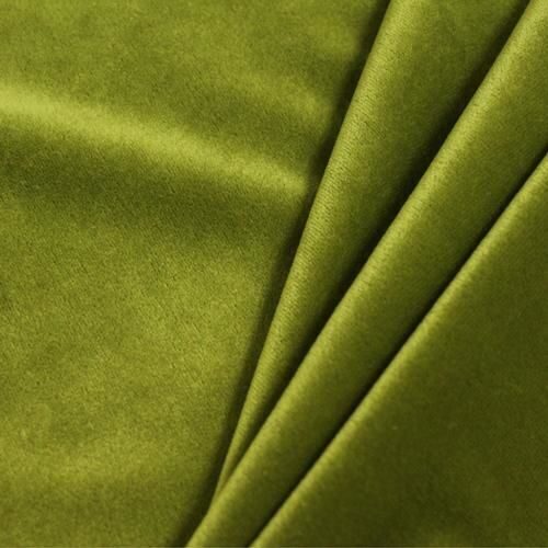 Ткань портьерная бархат на отрез светло зеленый