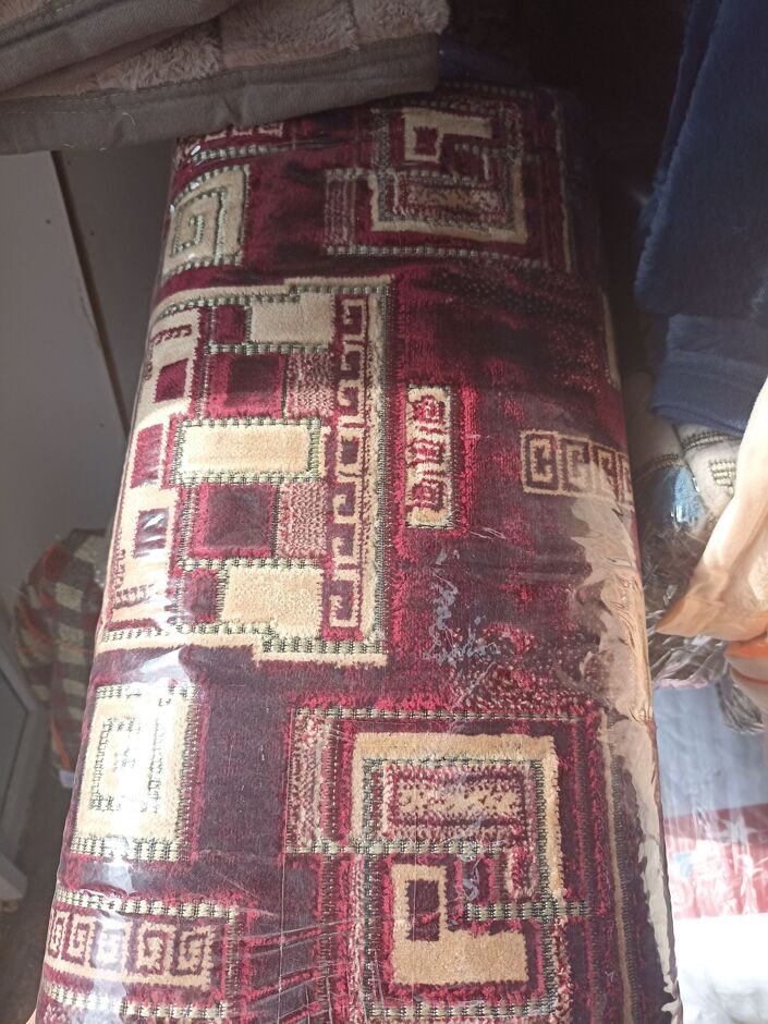 Комплект на мягкую мебель с подлокотниками коричневый Бордовый