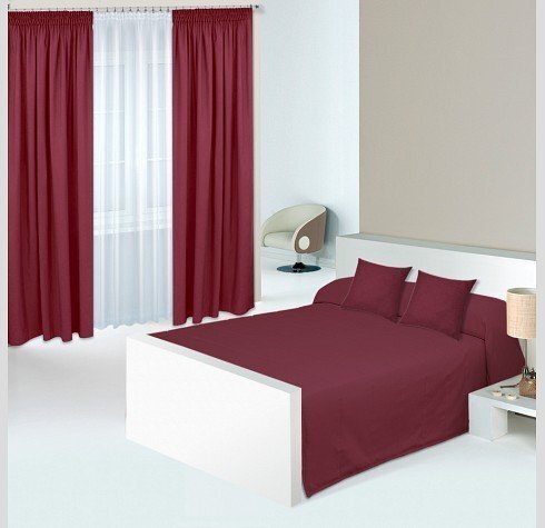 Комплект для спальни Аликанте бордовый 210х240