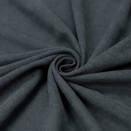 Ткань портьерная канвас на отрез темно-серый